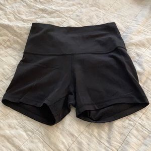 Black Align shorts
